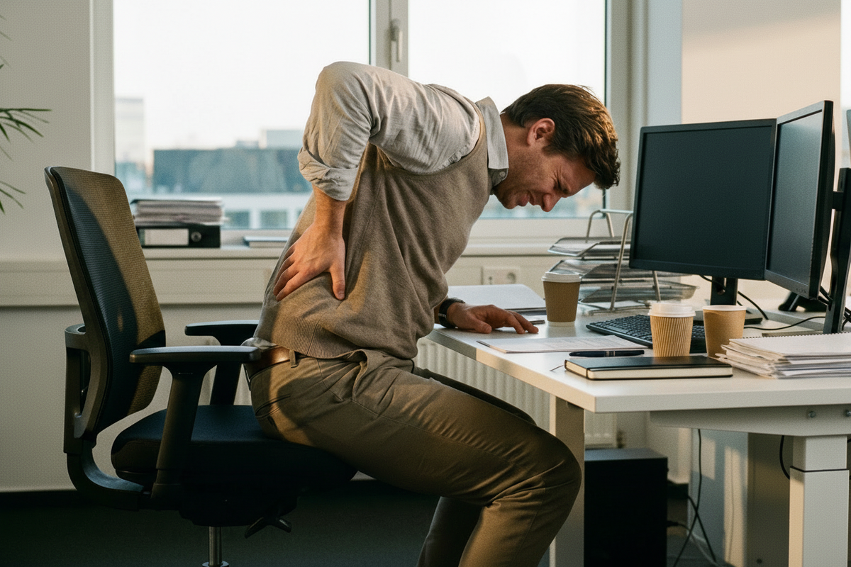 Lower back pain: gentle movement and self-massage at home