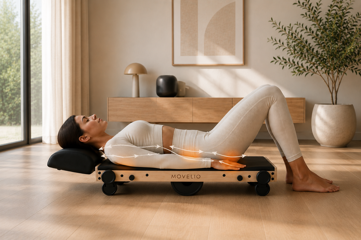 Dynamic massage with Movelio Bed Roller